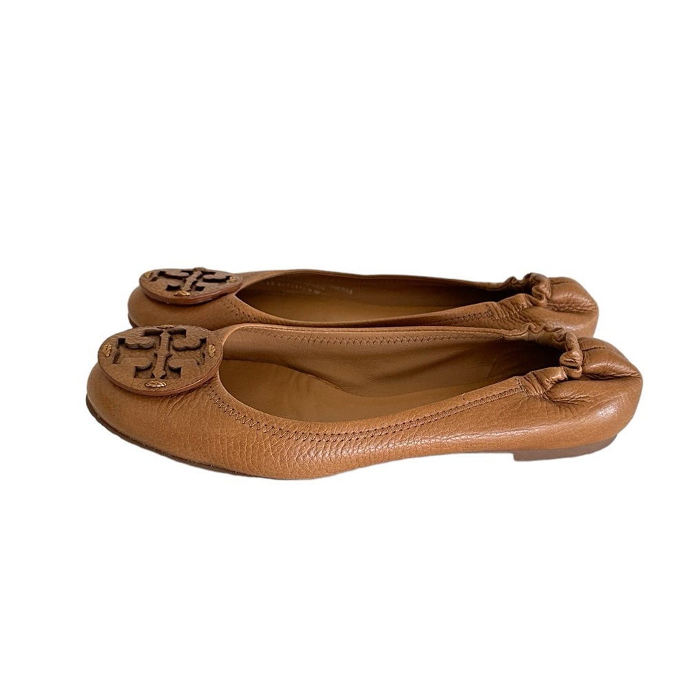 Tory Burch Reva Ballet Flat - Caramel Size 9